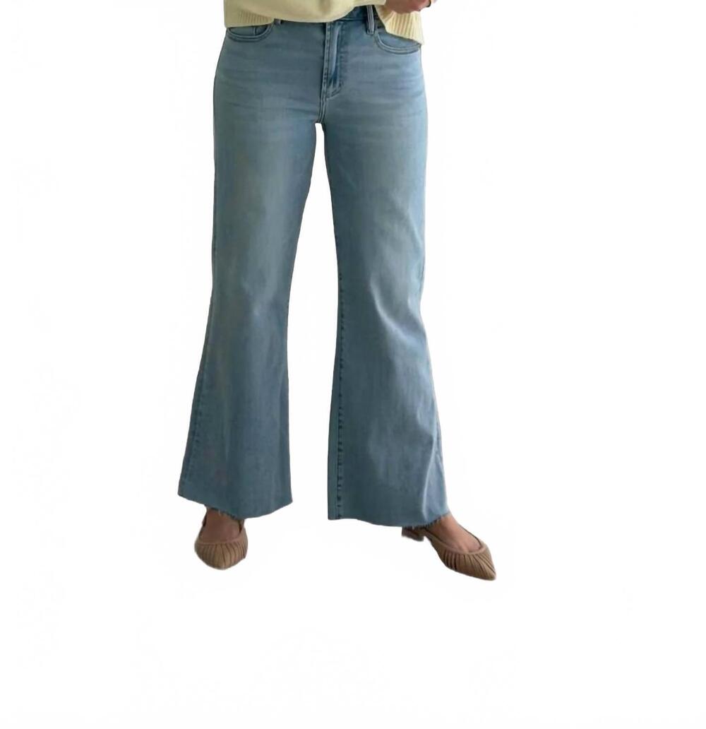 NEW DEAR JOHN DENIM fiona wide leg jeans in mirny